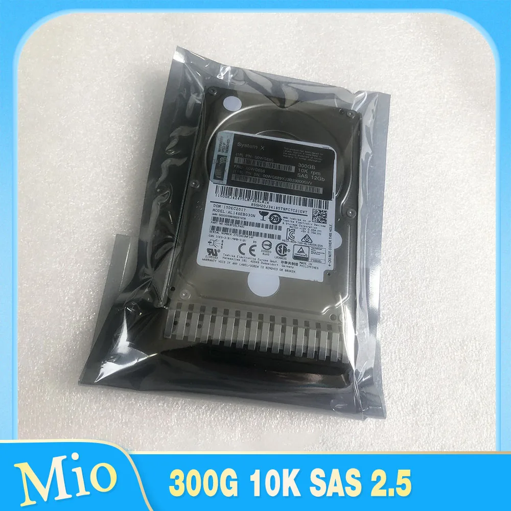 

300GB For Lenovo Server Hard Disk 300G 10K SAS 2.5" 12G 00WG686 00WG689