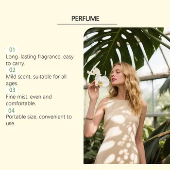 ROXELIS 50ml Fragrance Spray for Women Elegant Sweet Natural Scent Long Lasting Fragrance Portable for Daily Commute Dating 4