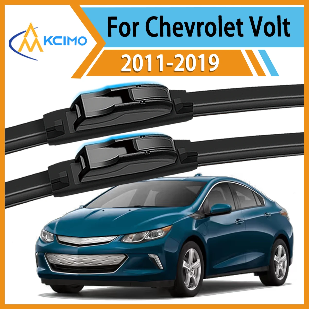 

Max Visibility Max Safety 2PCS Wiper Blades for Chevrolet Volt 2011-2019 All-Season Performance Easy Install Durable Rubber