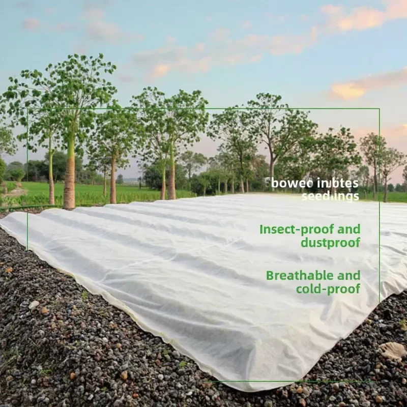 Cold-Proof Spun-Bonded Non-Woven Fabric Cover Breathable Moisturizing Insect-Resistant for Fruits Vegetables for Agriculture