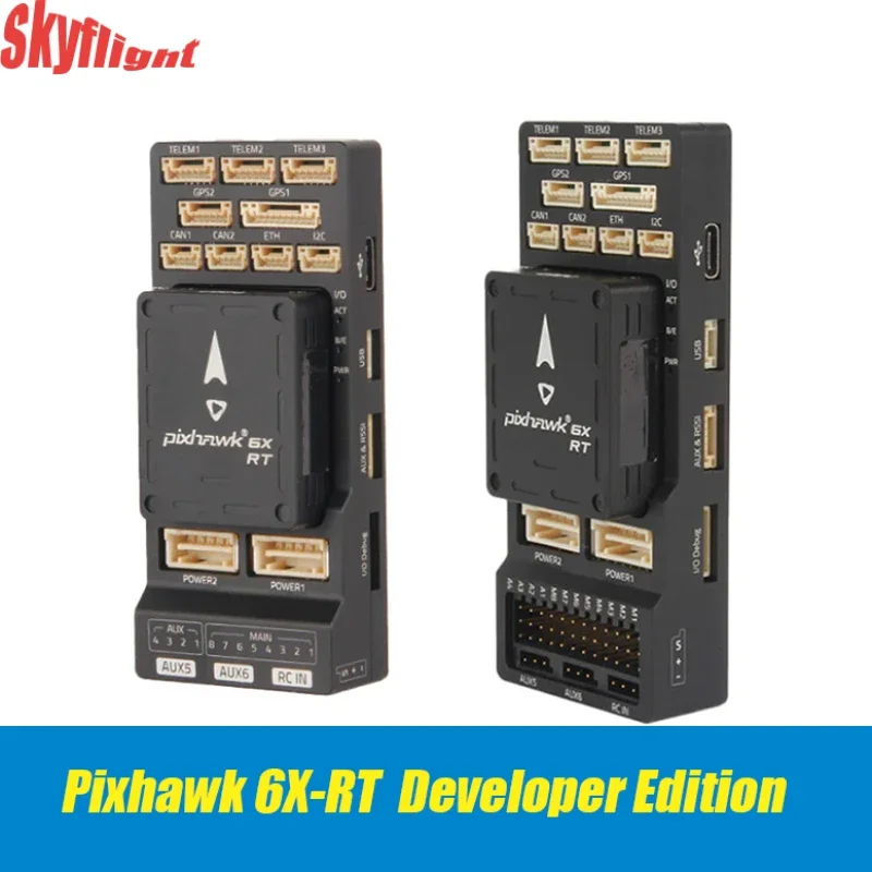 

Контроллер полета автопилота HolyBro Pixhawk 6X-RT (Developer Edition) для плинтуса Pixhawk/Плинтуса Pixhawk RPi CM4