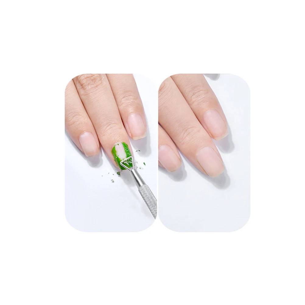 

Pedicure Manicure Nail Gel Polish Removal Tool Cuticle Pusher Trimmer Professional Salon Use Lightweight Portable