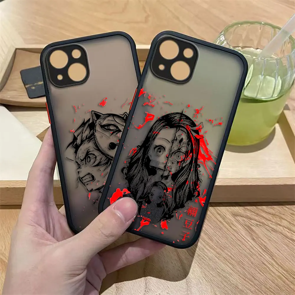 

Demon Slayer Kimetsu Nezuko Matte Phone Case For HUAWEI P40 MATE 20 30 NOVA 3I 4 7 7I 6 Y70 Y6P Y9 HONOR 20 70 90 X7 X8 TPU Case