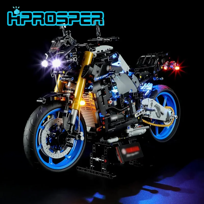 Hprosper 5V LED Light For 42159 Technic Yamaha MT-10 SP Motorcycle Decorative Lamp (Not Include Lego Building Blocks Set)