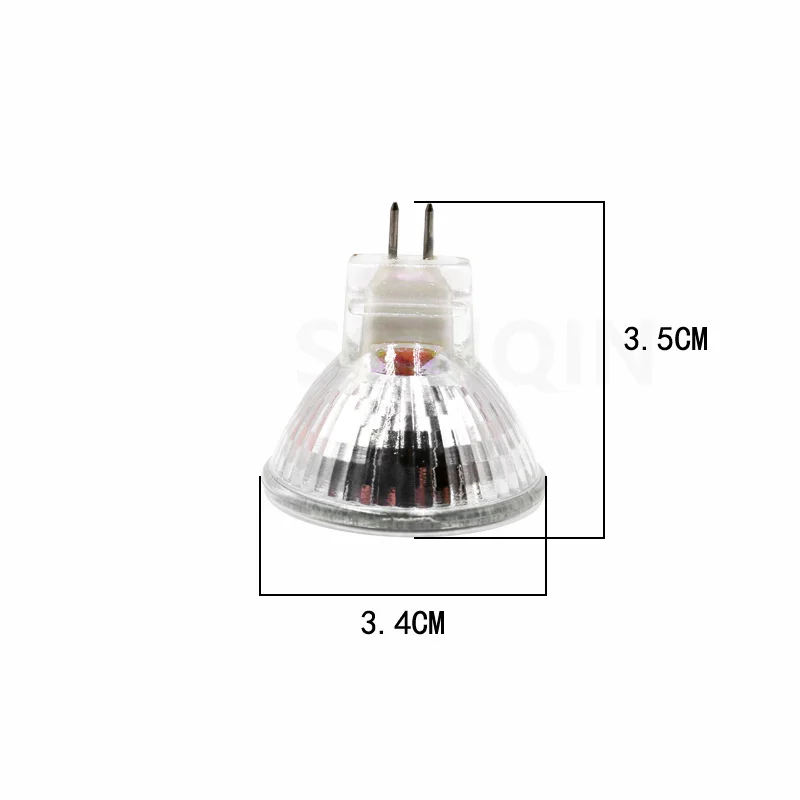 Bombilla Led ultrabrillante MR11, lámparas GU5.3, AC 12V, 5W, 7W, foco blanco cálido y frío, Mr11 Led, cuerpo de vidrio