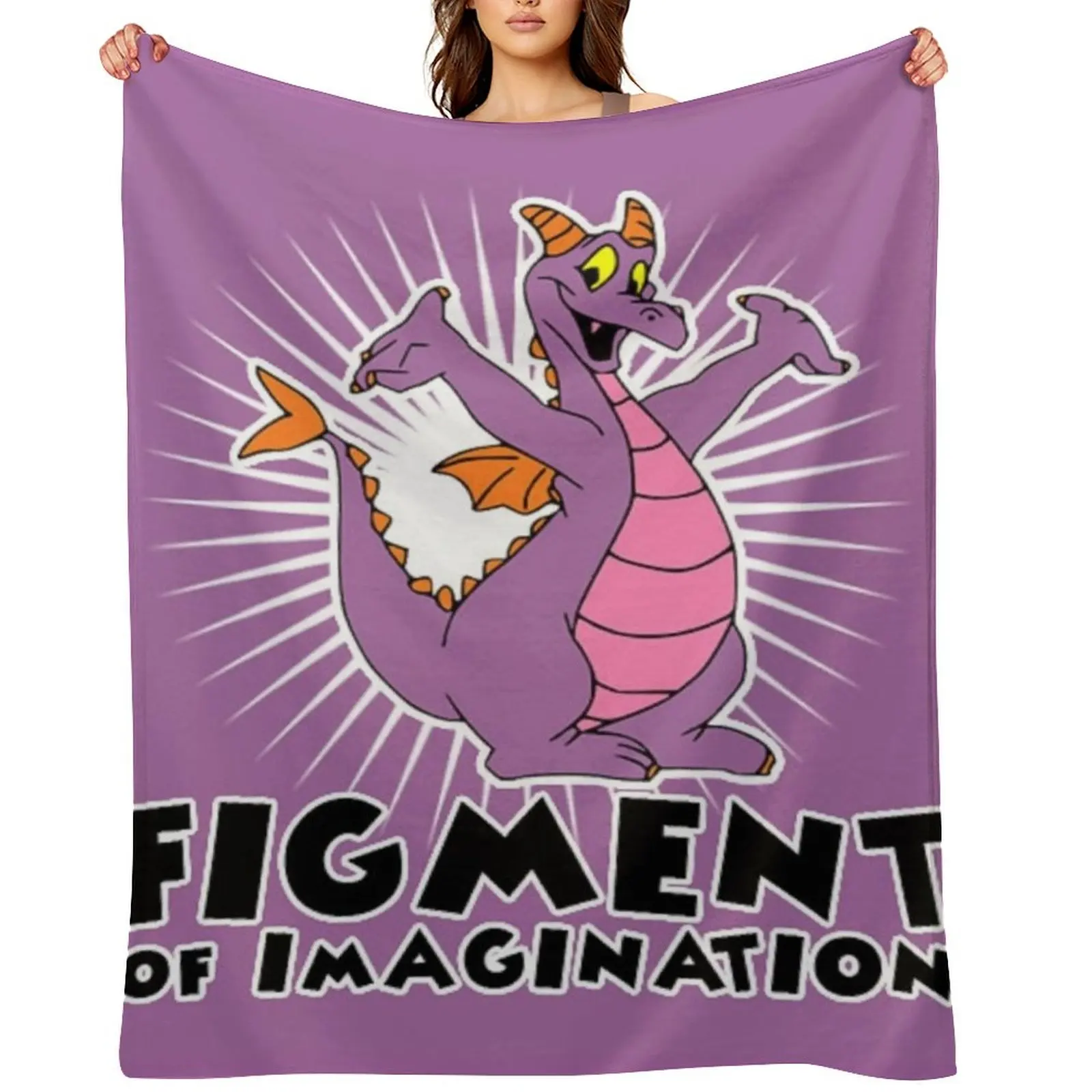

Figment Of Imagination Throw Blanket Flannels Picnic halloween Blankets