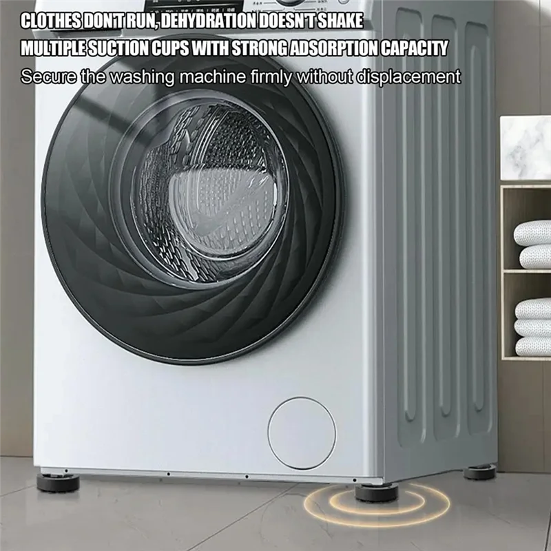 A59E-Стиральные антивибрационные подушечки с шумоподавлением, антивибрационный коврик, подушечки для ног для стиральной машины, эластичные подушечки для стабилизатора стиральной машины