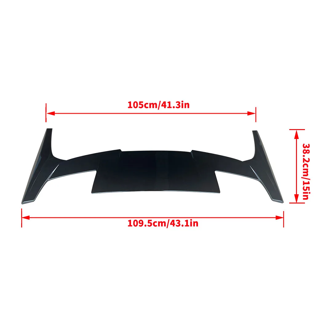 Rear Roof Air Dam Deflector Trunk Spoiler Wing Boot Lip Tuning For Tesla Model 3 Model Y 2016-2024 Modification