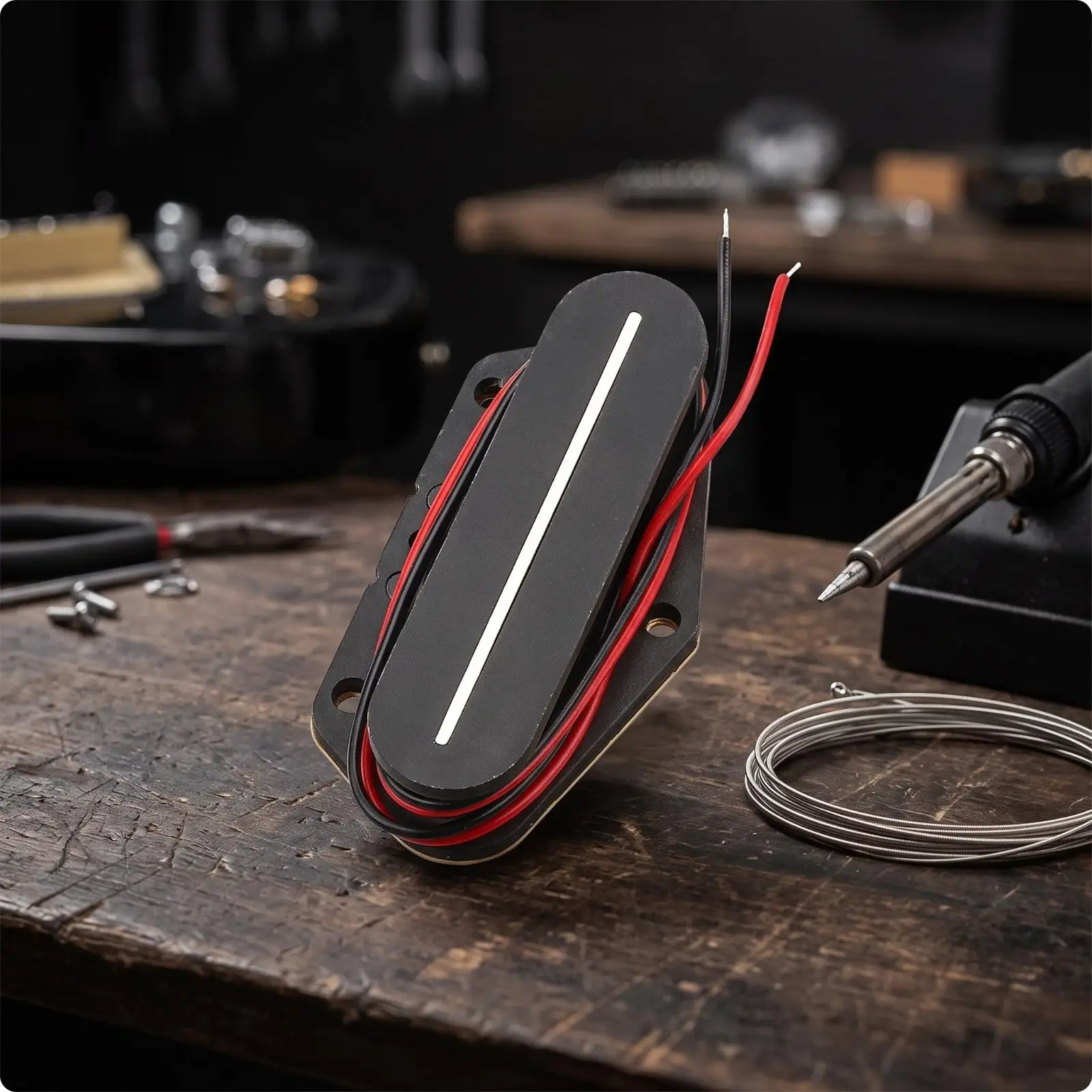 Electric Guitar Pickup High Output Hot Rail Pickup Extra Mid Range for Musicians