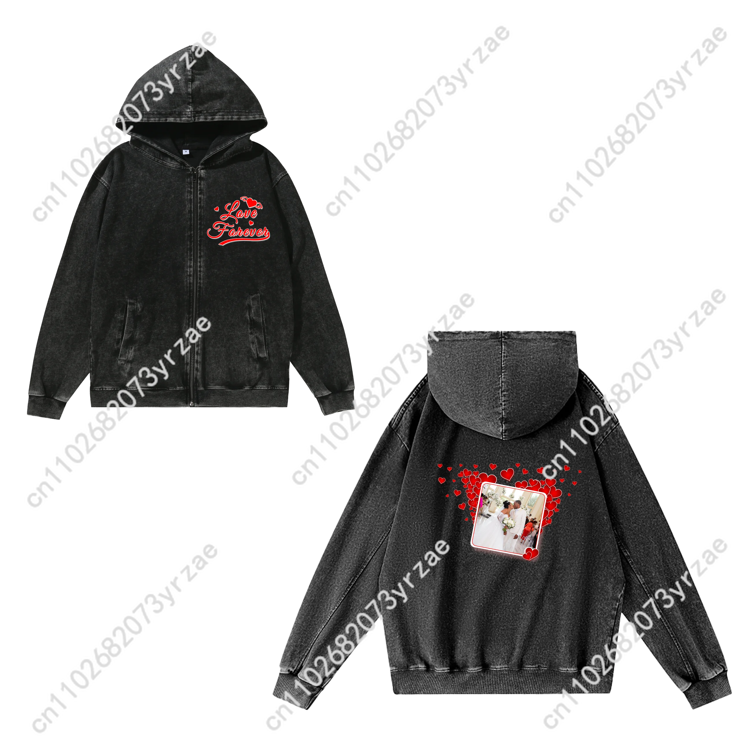 The Who Zipper البلوز رجل امرأة مراهق ريترو هوديس خمر شخصية البلوز قميص العرق كامل البريدي مخصص سترة