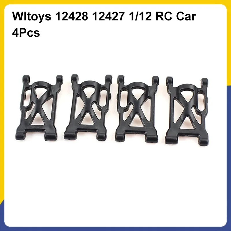 4 Stücke Front Swing Arm Suspension Arm Set 0004 Für Wltoys 12428 12427 1/12 RC Auto Ersatzteile Zubehör