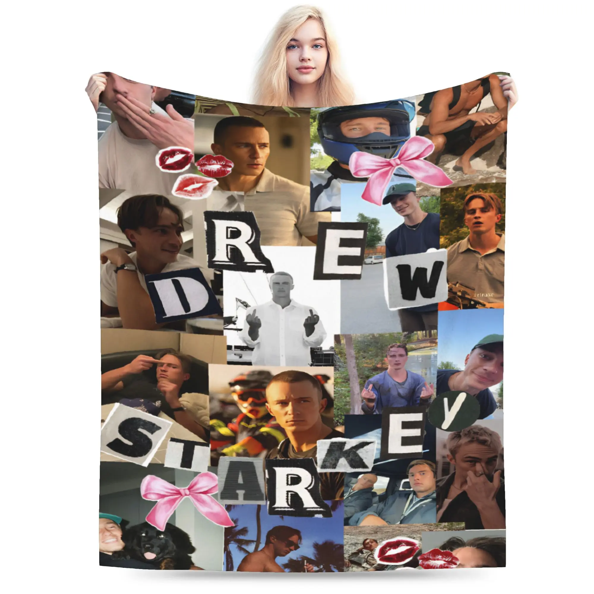 Starkey Rafe Cameron Blanket Multi-size Soft and Lightweight  Throw Blankets for Sofa Couch and Bed
