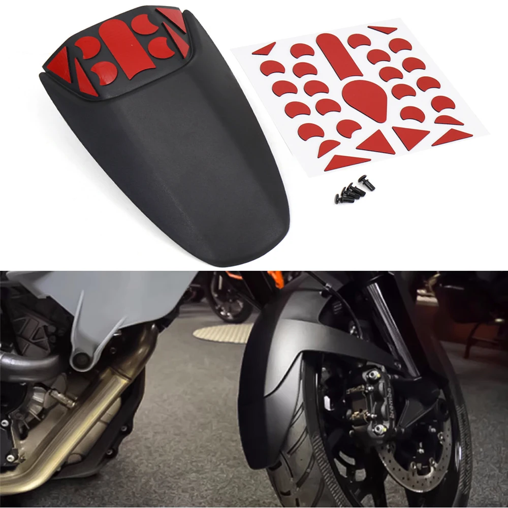 

Motorcycle Black Front Fender Modification Extension For KTM 1090 11901290 Adventure ADV
