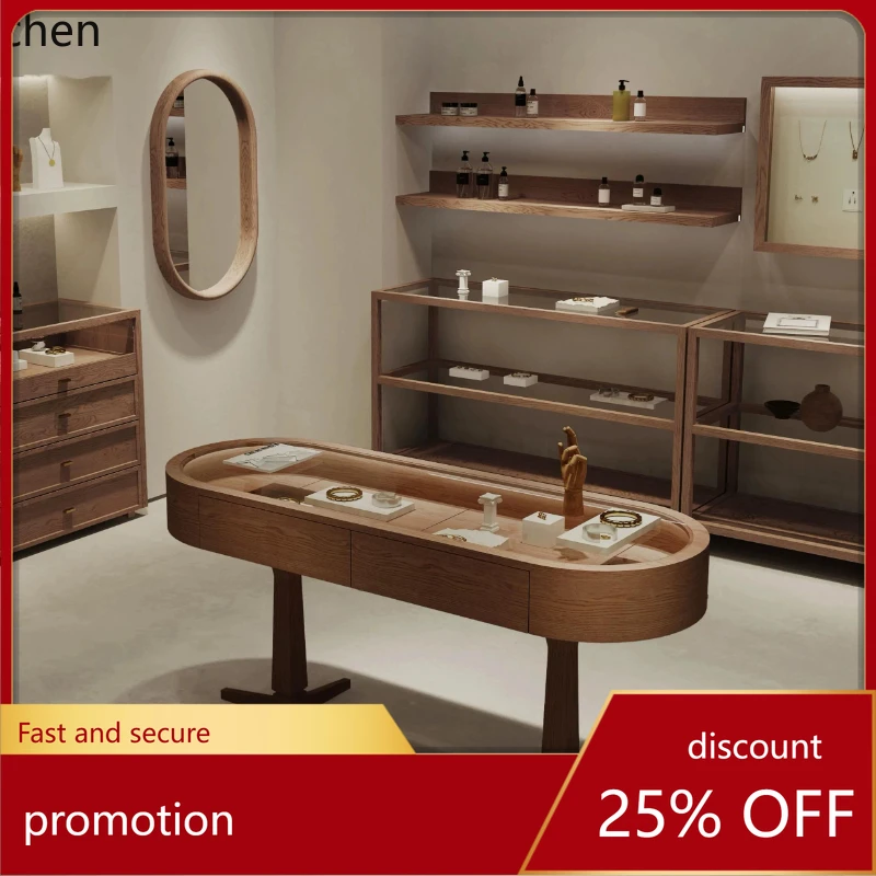 HT jewelry cabinet  jewelry silver jade  display cabinet necklace watch display Wenwan Zhongdao