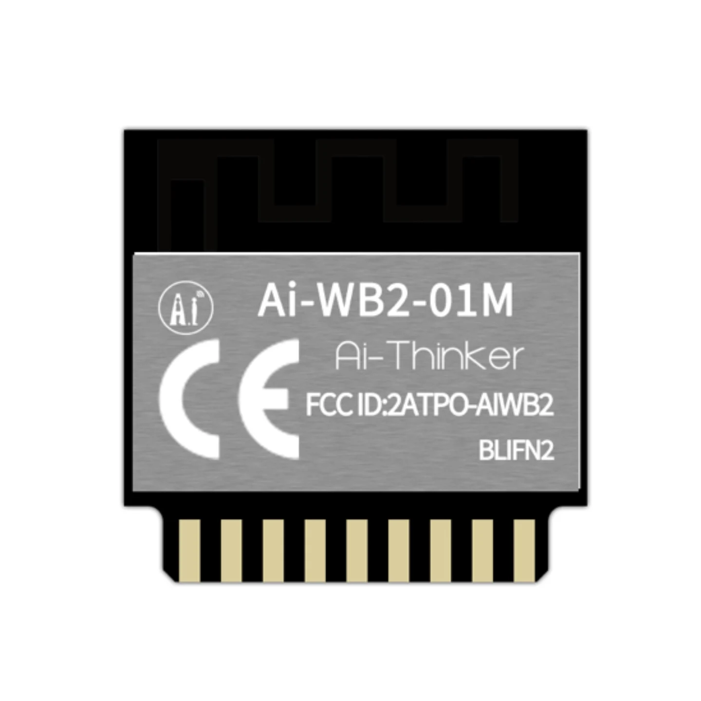Ai-Wb2-01M Ai-Thinker Dip-18 Bl602 -98Dbm Wi-Fi Ieee 802.11B/G/N Protocol Uart/Gpio/Adc/Pwm/I2C/Spi 2400Hz~2483.5Mhz -98Dbm Onboard Pcb Antenna B