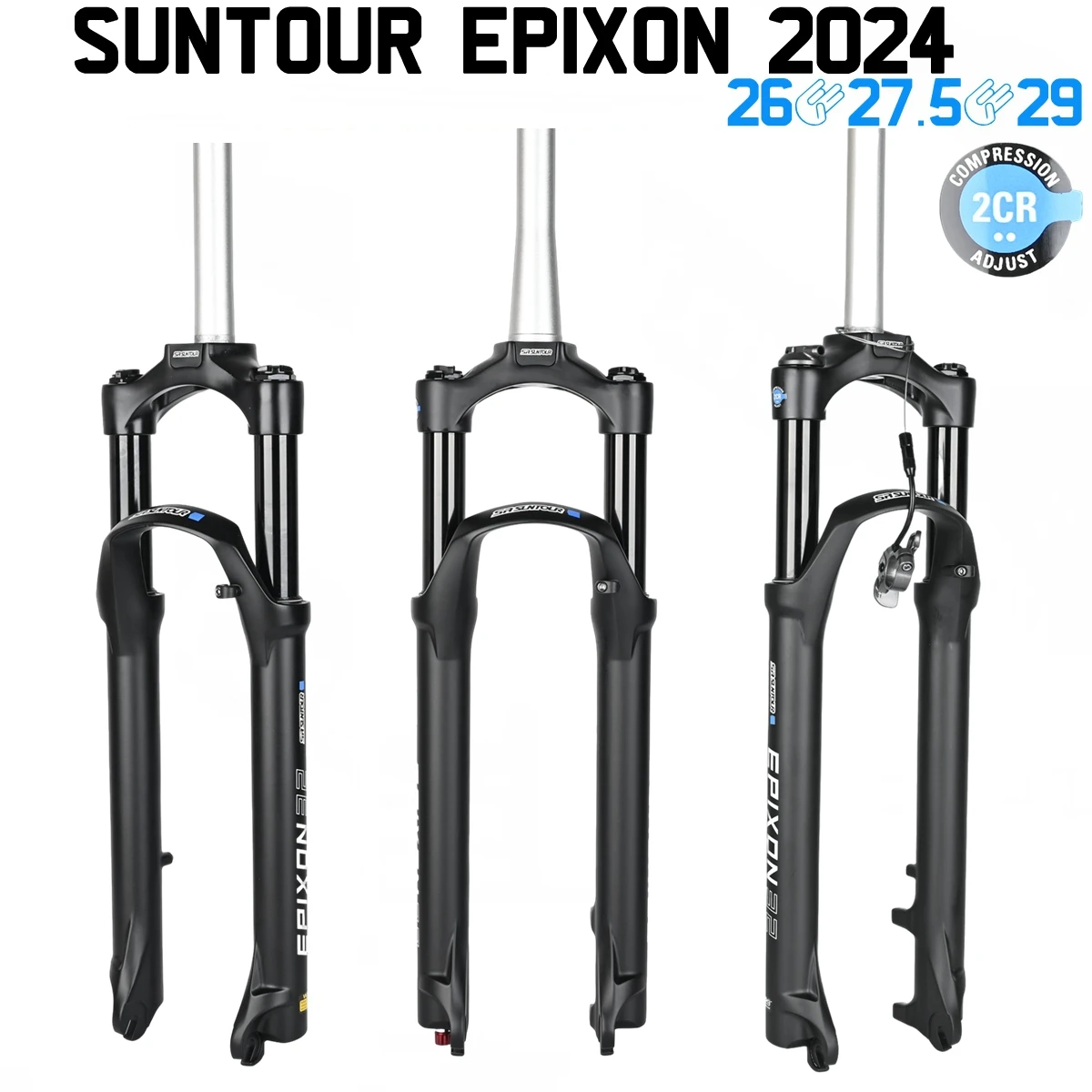 SR SUNTOUR Bicycle Fork EPIXON 26 / 27.5 / 29er 100mm MTB フロントフォークの実際の使い方と評価