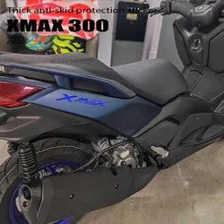 New For XMAX 300 X MAX 300 2023 2024 Motorcycle Body Thickened Anti Scratch Resistant Skid Rubber Protective Decal Sticker