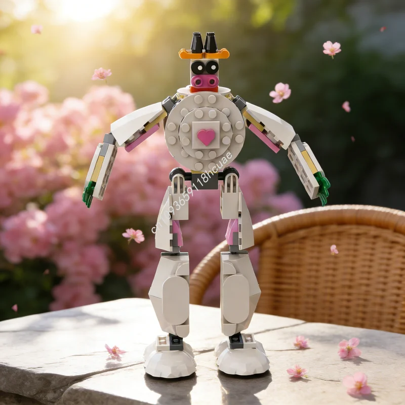 

102pcs MOC Creator 3 1 Heartfelt Robot 2 0 Model Building Blocks Construction Christmas Gifts Toys DIY Assemble Creative Idea