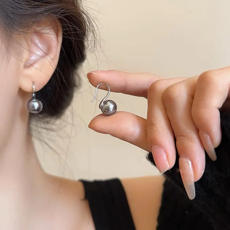 

Pearl Earrings for Women Unique Small Batch Design Trendy Drop Hook Premium Elegant Daily Office Hypoallergenic