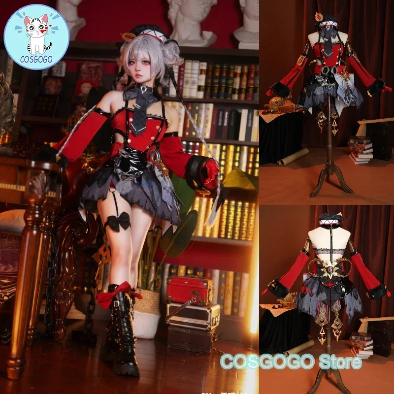

COSGOGO Game Genshin Impact Fontaine Witch Code M Косплей Костюм Хэллоуин Наряды Женская одежда в стиле аниме