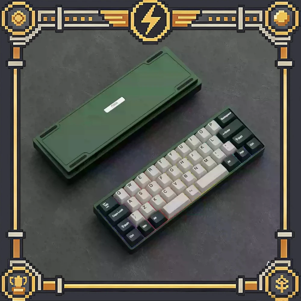 

MMDAiny KM40 PC Keycaps 40% For Small Arrangement 40 Keyboard Keycaps PBT Thermal sublimation and light transmission PC