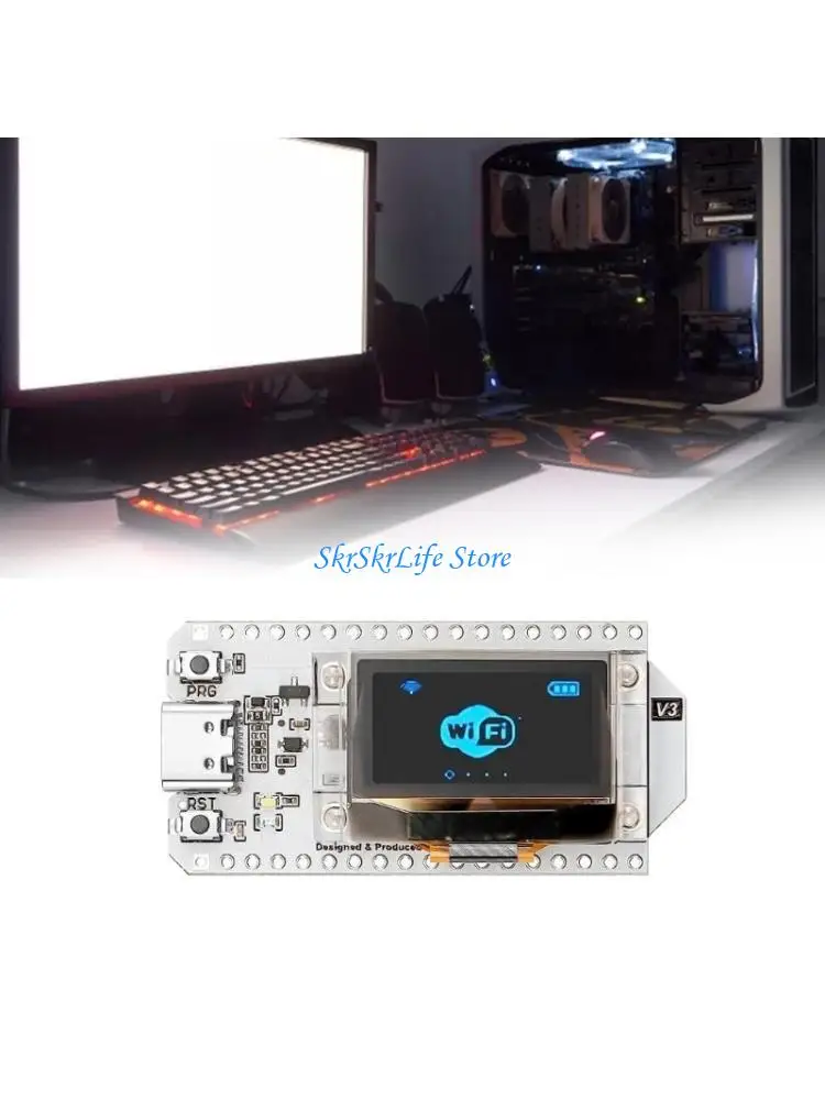 

E65E Upgraded ESP32 WiFi + Development Board 0.96" OLED Display for-Arduino