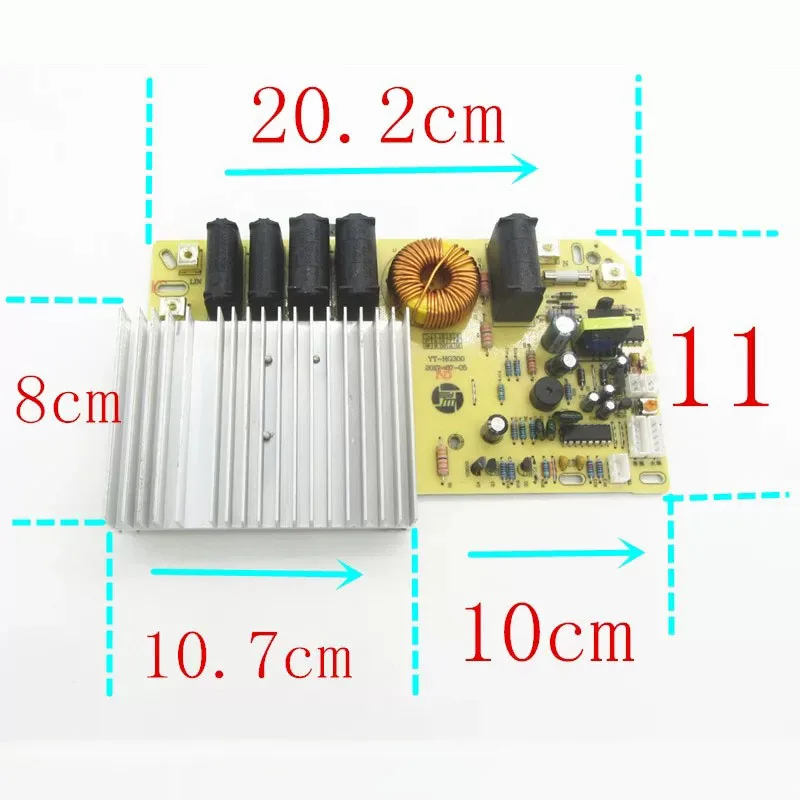 3000/3500W High Power Induction Cooker Universal Repair Motherboard Universal Touch Screen Modification Accessories