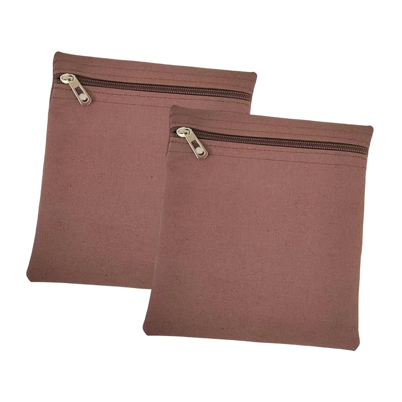 

2 Pieces Sew in Side Pocket with Zipper Travel Security Pocket Sturdy Invisible Phone Pouch Coat Inside Pockets for Coats