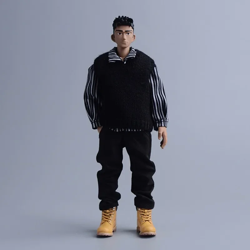 1/12 مقياس الذكور الجندي سترة بأكمام طويلة محبوك سترة الملابس نموذج هدية ل 6 ''عمل أرقام الجسم الدمى التبعي #4