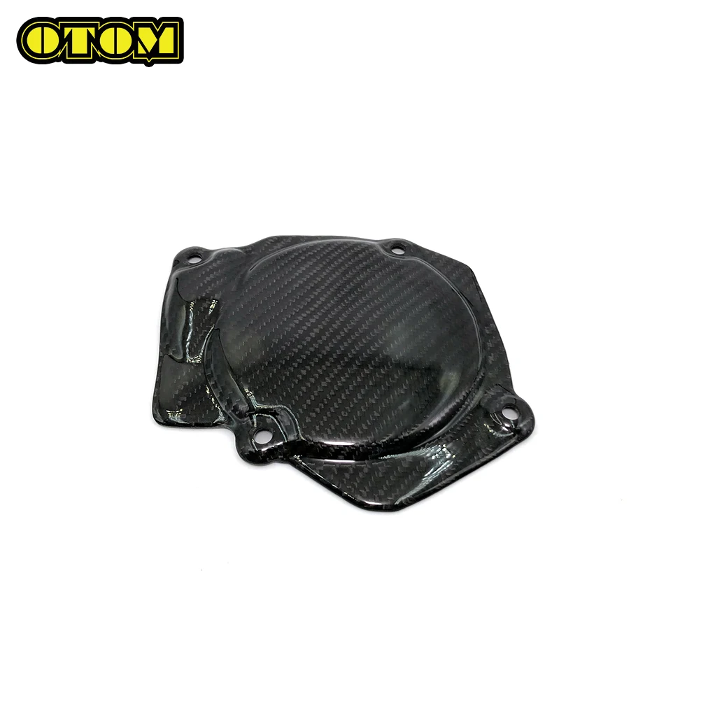 Motorcycle For HONDA Ignition Cover Engine Carbon Fiber Magneto Protector Guard CRF250R CRF250X CR125 CRF450X CRF150R CRF250L