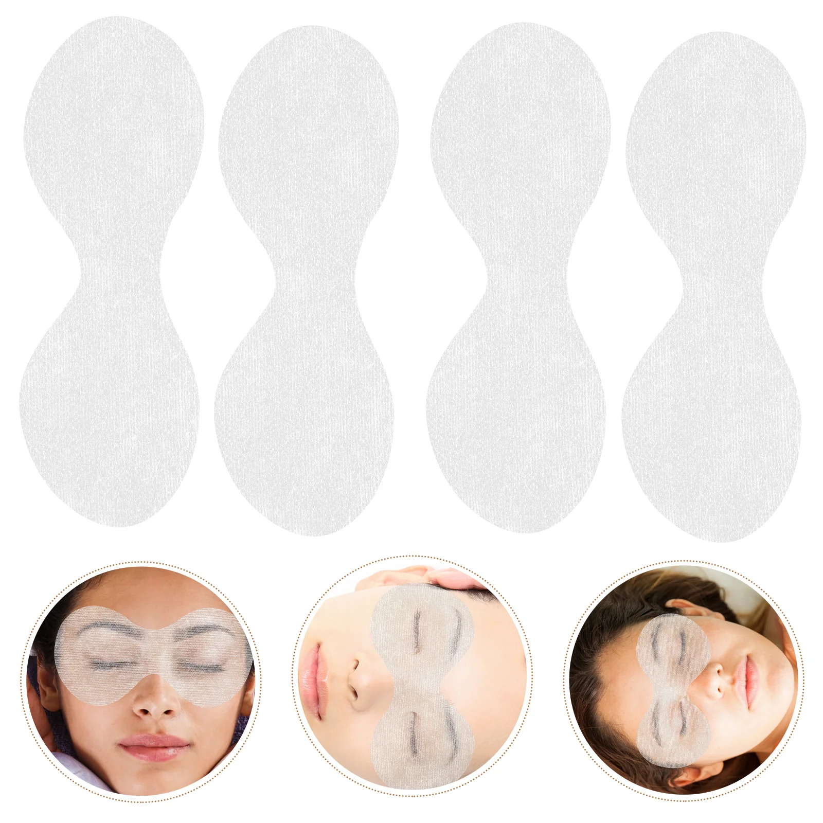 

400 Sheets Eye Mask Sticker Stickers Drying Pad Moisturizing Single Use Moisture Masks Bulk