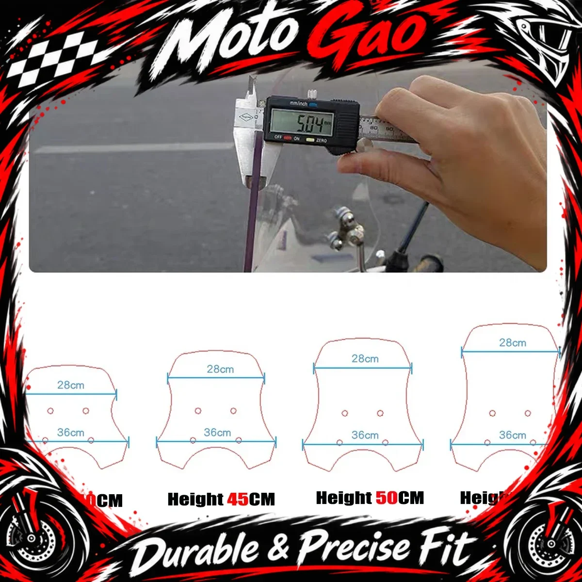 Motorcycle accessories windshield windshield lens adjustable baffle with fixed bracket Fit For CFMOTO CLX250 CL-X250 CL-X 250