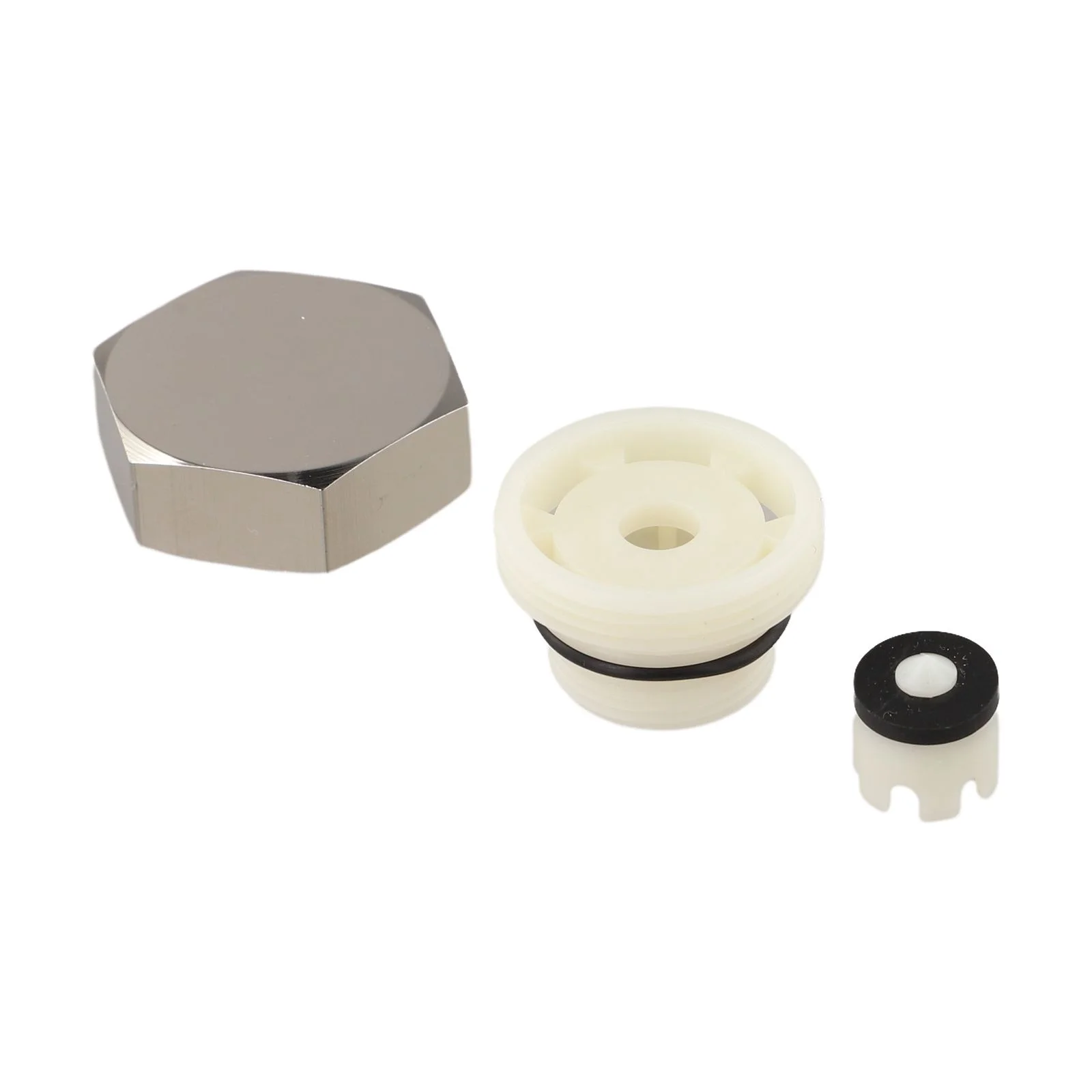 

Metal Vacuum Breaker Repair Kit Compatible with Anti Siphon Valve Frost Sillcock Including Brass Cap and Plunger Seal VACVBKX1B