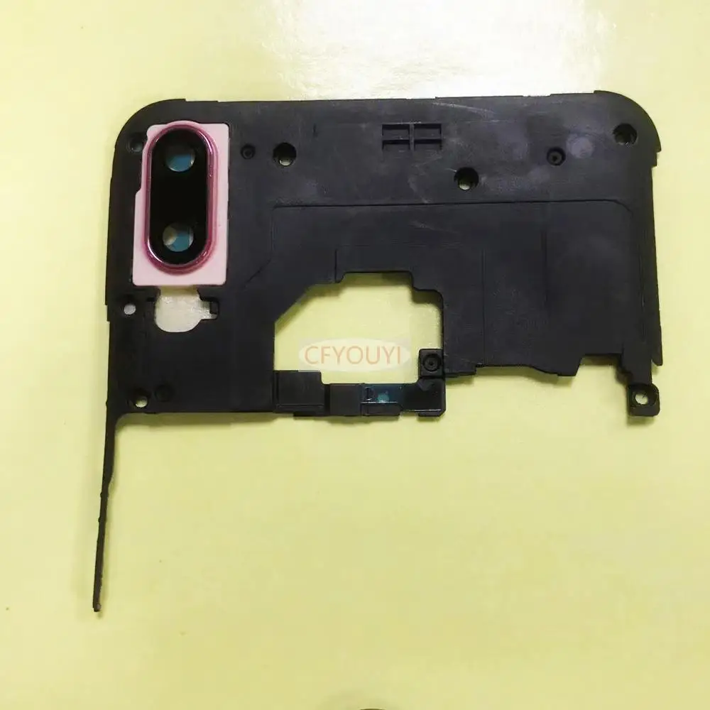 Rear Camera Lens Cover Glass Len with Plate Frame Cover For Huawei Y7 Prime (2019)