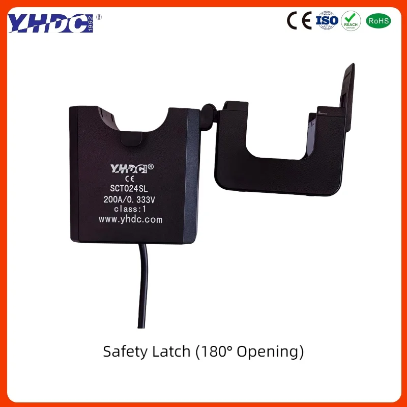 

YHDC SCT024SL Input 50A 100A 200A 300A 400A Output 0.333V/1V/3V/5V Accuracy 1% Split Core Cuurrent Transformer