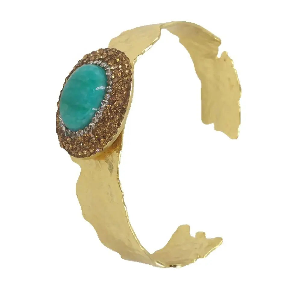 

WT-B628 WKT 2023, новый стиль, драгоценный камень и стразы, овальная форма, женский браслет с позолотой, милые аксессуары, женский регулируемый тренд