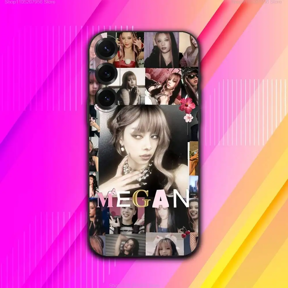 M-Megan Gnarly  M-Meiyok For Samsung A 73,72,71,53,52,51,41,40,30,22,21,13,12,Note 20,10,9 Ultra Pro 5G Black Soft Phone Case