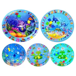 Water Sensory Playmat for Cats Inflatable PVC Baby Playing Water Mat Game Carpet Anti-shock Mat for Babies Education Develop