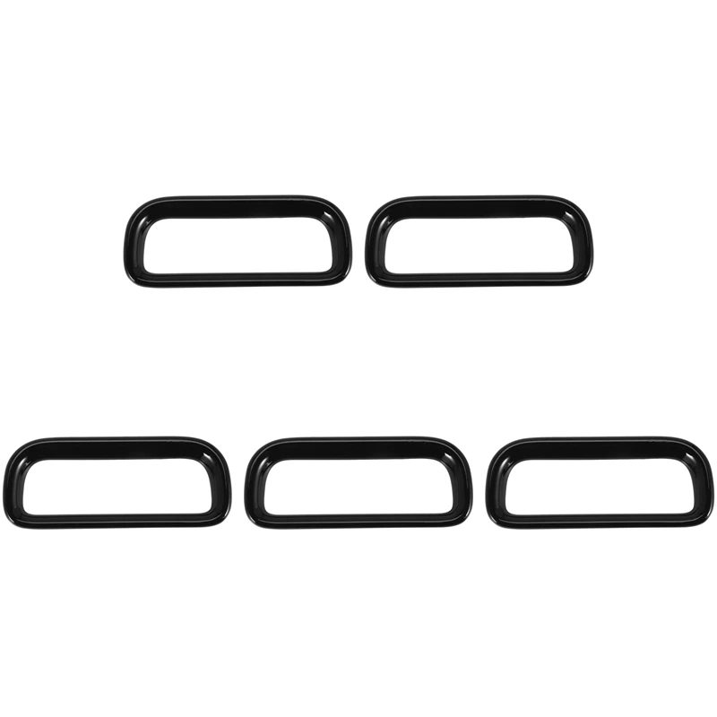 

5X Car Hazard Emergency Light Frame Warning Lamp Switch Cover Trim For Honda Vezel HR-V HRV 2021 2022 Black