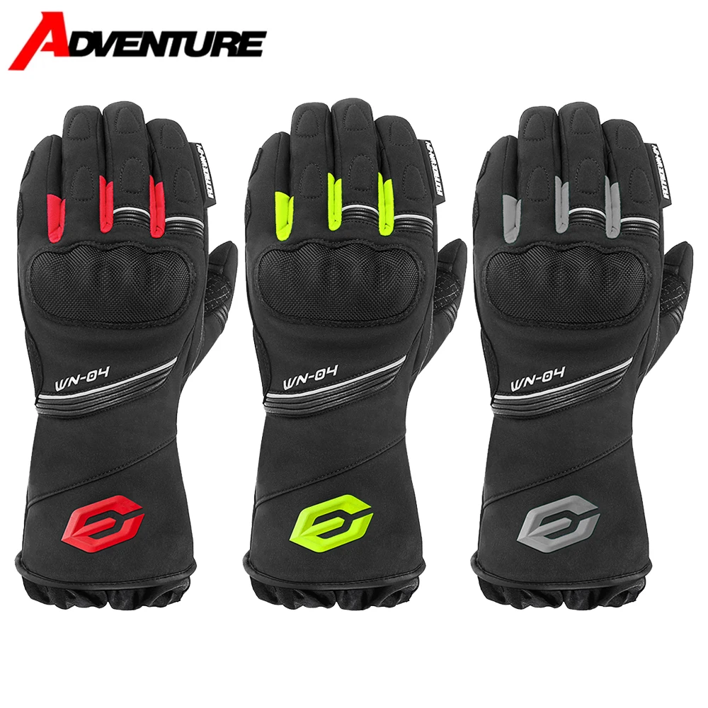

Мотоциклетные перчатки для зимней езды, водонепроницаемые и теплые внедорожные мотоциклетные перчатки, спортивные перчатки на открытом воздухе, защитные перчатки от падения