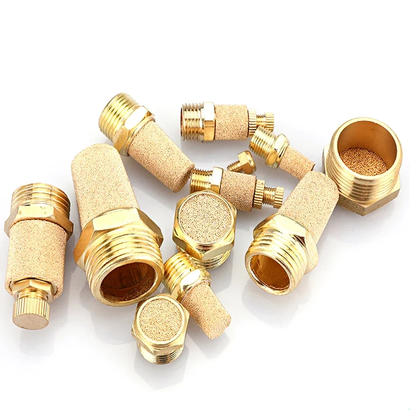 Pneumatic Brass Exhaust Muffler BSL M5 1/8