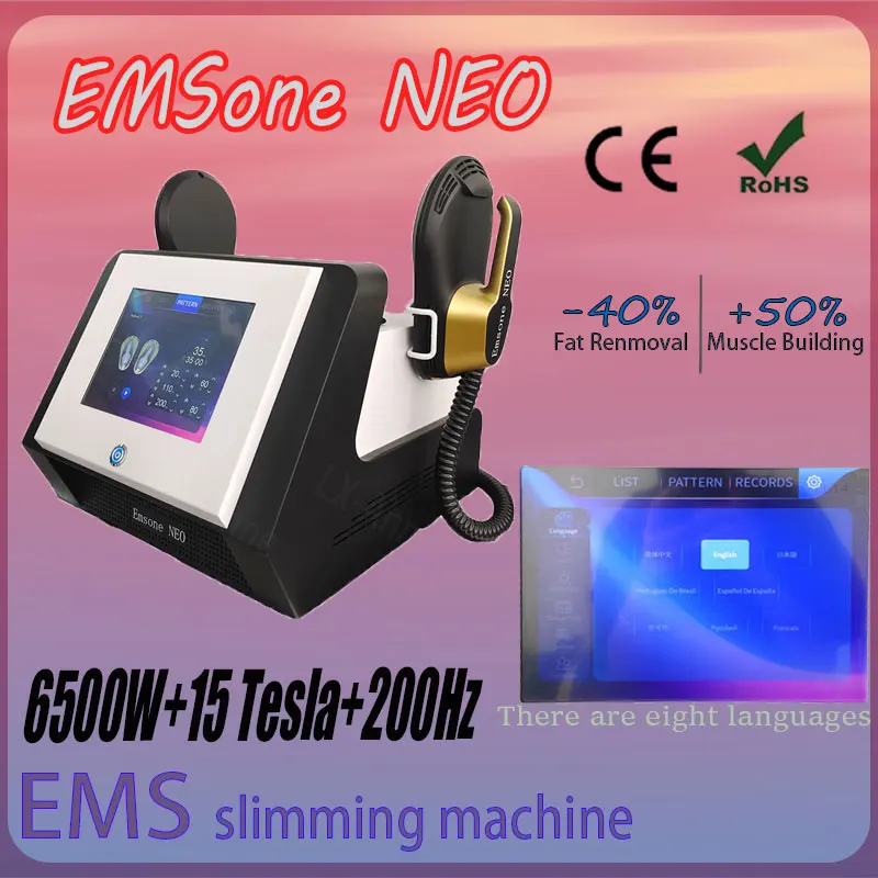 15 Tesla Body Fat Burning Slimming Machine EMSone NEO Electromagnetic Muscle Massager Weight Loss Superplastic Therapy