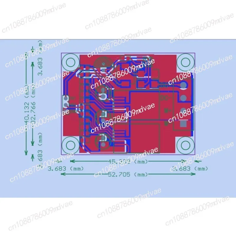 BTN7971 DC Motor Drive Module/Board H-bridge, forward and reverse rotation, brake PWM speed regulation