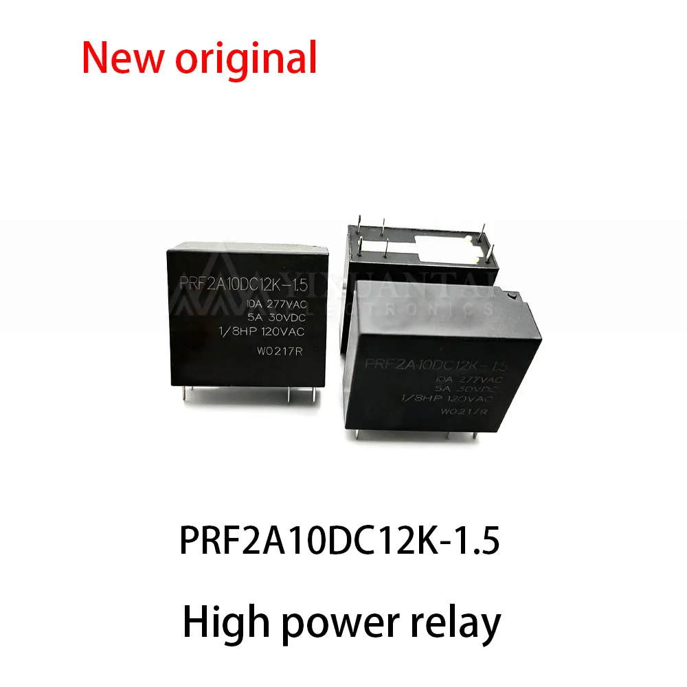 (1pcs~5pcs) 100% New relay PRF2A10DC12K-1.5 High power 12V 10A relay 6-pin