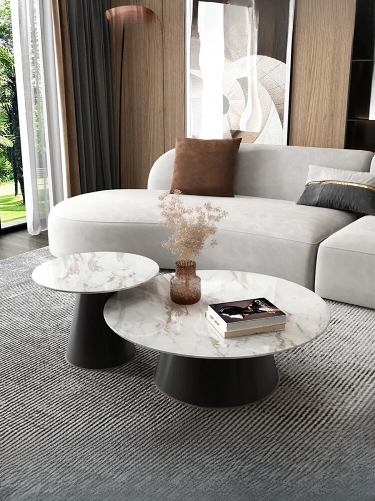 

NEW Marble combination coffee table, living room, household light luxury, high-end feeling, small unit