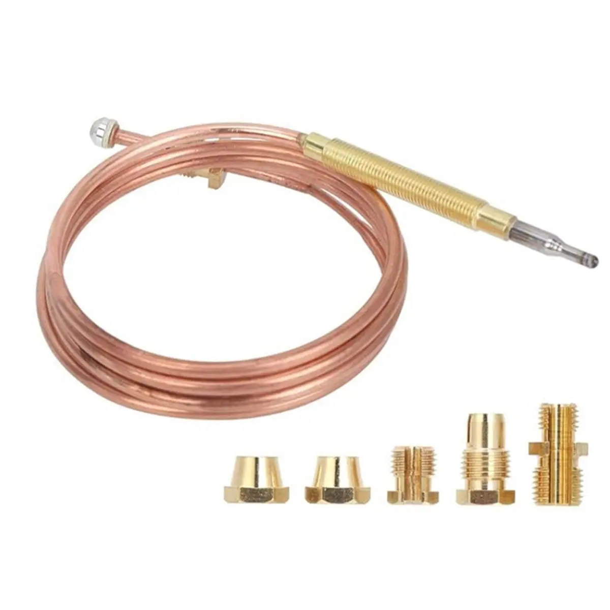 M10K Universal Gas Thermocouple, Gas Stove Thermocouple Kit Adaptors, Outdoor Propane Gas Heater Replacement Temperature
