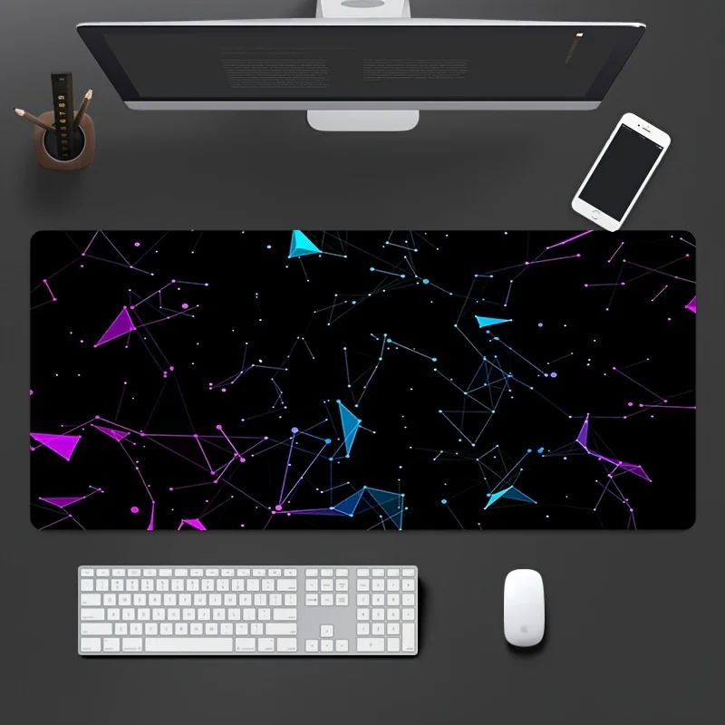 

Комфортный игровой коврик для мыши, большой настольный коврик с тканевой поверхностью и основанием из натурального каучука для компьютера, ПК, ноутбука, клавиатуры, работы и учебы