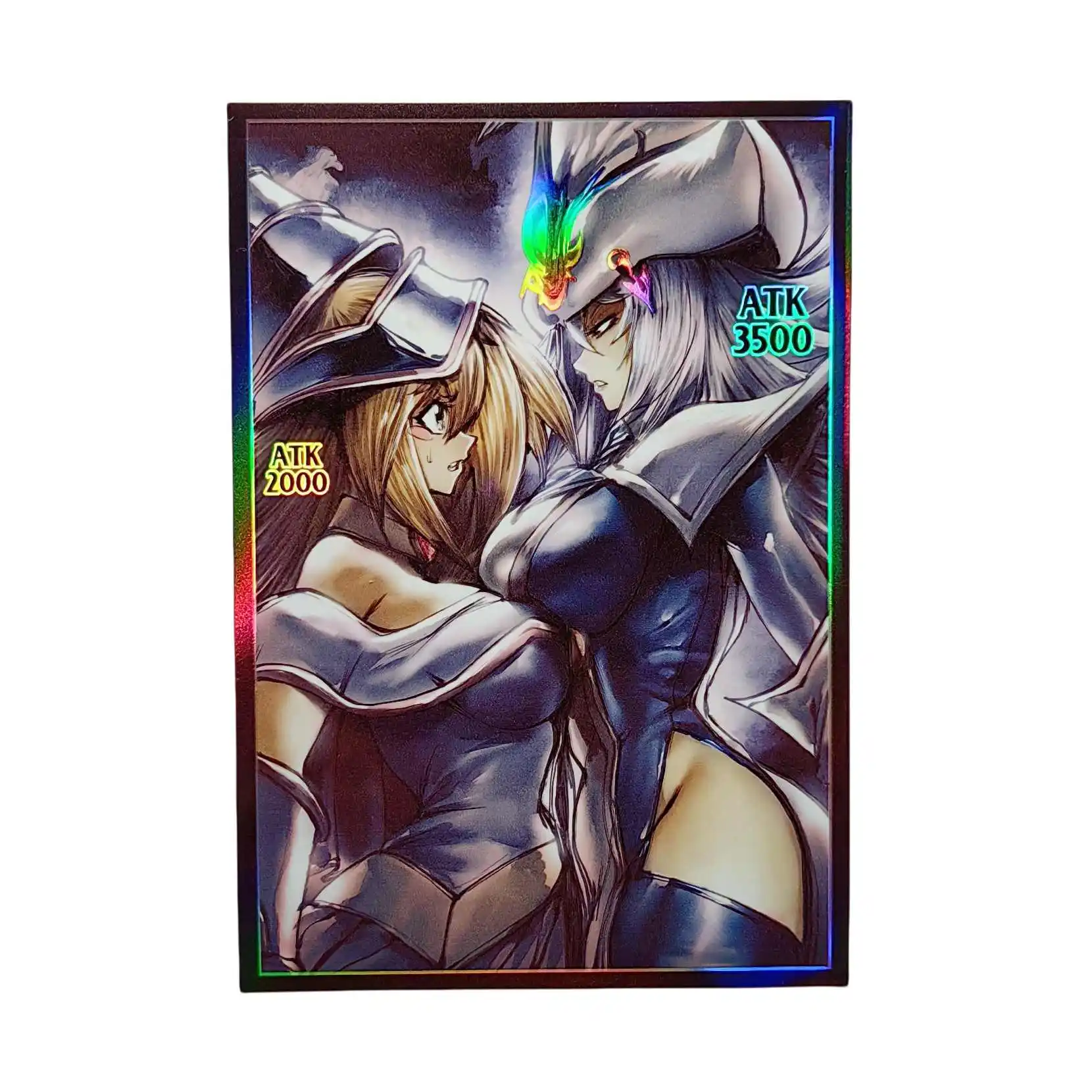 63x90 مللي متر 50 قطعة حافظة بطاقات ثلاثية الأبعاد YGO حافظة بطاقات التوضيح أنيمي حامي غطاء بطاقة لألعاب المجلس بطاقات التداول