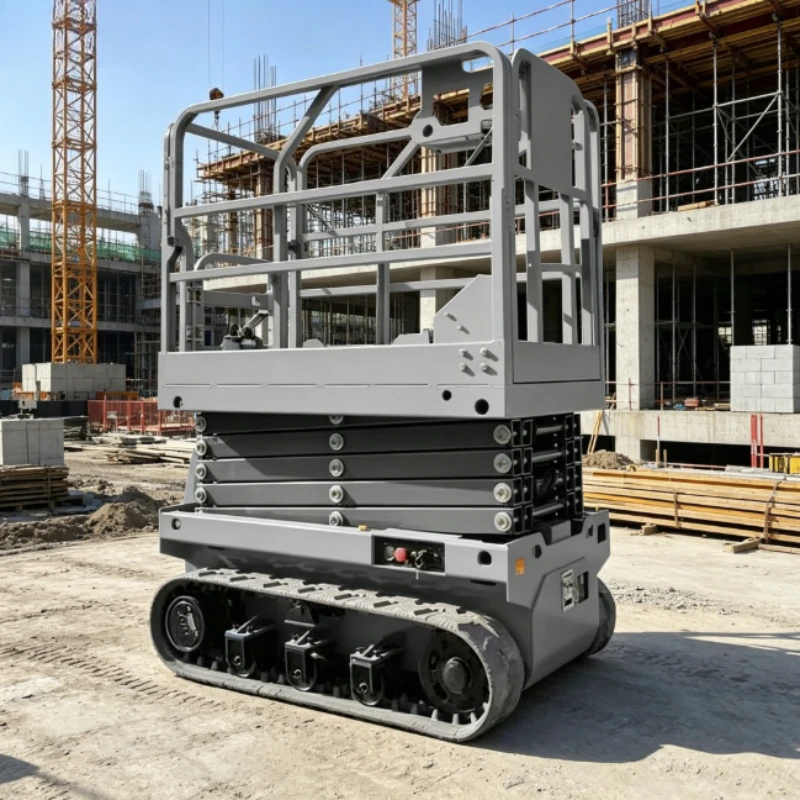 Mobile Hydraulic Platform, Scissor Lift for Express Cargo Sorting Warehouses and Exhibition Hall Maintenance