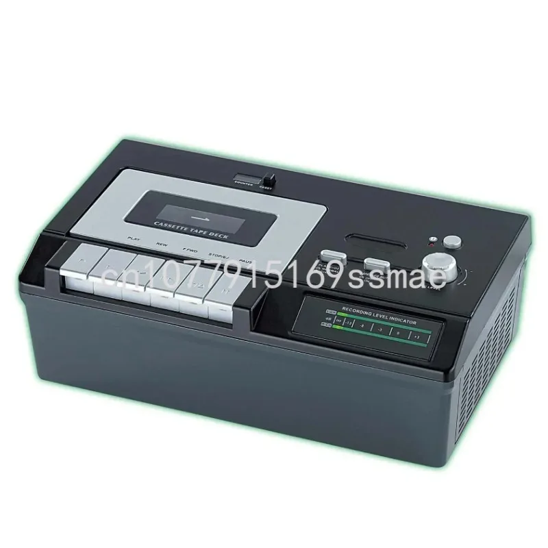 Recording Double Tape Turntable Boombox Audio  Cassette Player Recorder High Quality Portable Music System W/ USB-PC